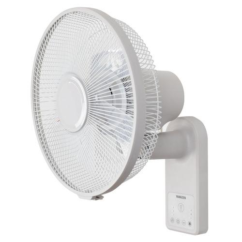 YAMAZEN YWX-AFD301 DCモーター壁掛け扇風機 左右自動首振り 5枚羽根