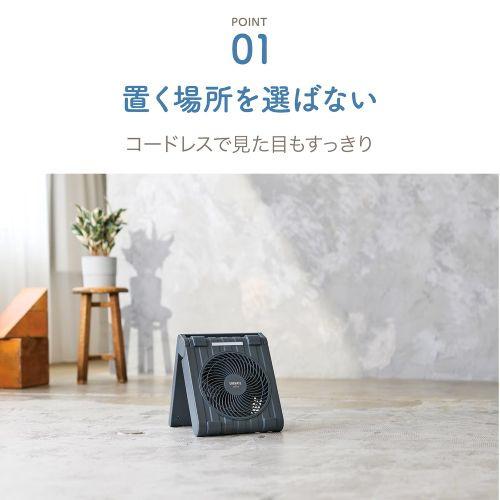 APIX APF-565L(GY) ソーラーパワーファン 強化バンパー搭載 防水仕様 