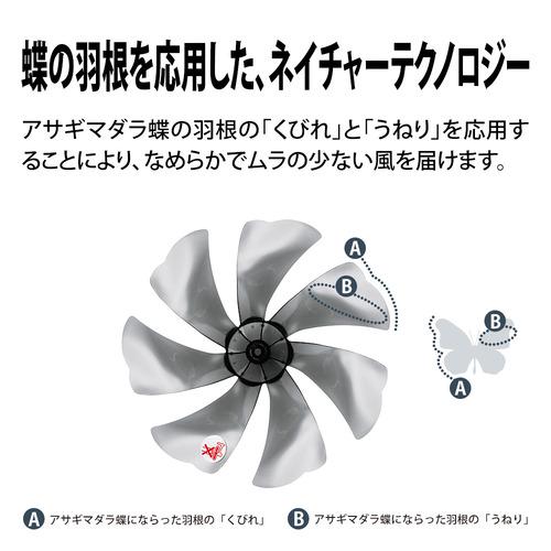 シャープ PJU3DS プラズマクラスター扇風機 7枚羽根 省エネリズム風 3