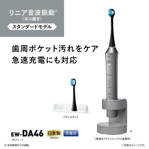 パナソニック EW-DA46-H 音波振動ハブラシ ドルツ 電動歯ブラシ グレー 