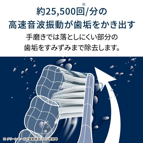 オムロン HT-B3190-W 音波式電動歯ブラシ 充電式 2つのブラッシング
