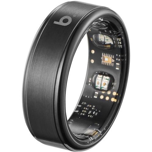 b.ring スマートリング G2 ステンレスモデル 健康管理 睡眠管理 AI分析 Android iPhone対応 専用アプリ 最大7日間持続 IP68 5ATM 防水 歩数計 超軽量 ポータブル充電ケース付き (ブラック, US10号（日本基準21〜23号/内周62.5mm）)の商品画像（Yahoo!ショッピング）