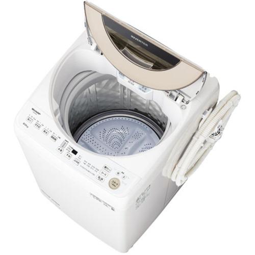 シャープ ES-GV9G インバーター洗濯機 ステンレス穴なし槽 洗濯9kg 