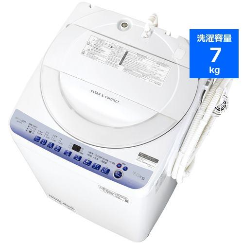 無料長期保証】シャープ ES-T715 全自動洗濯機 7kg ホワイト EST715