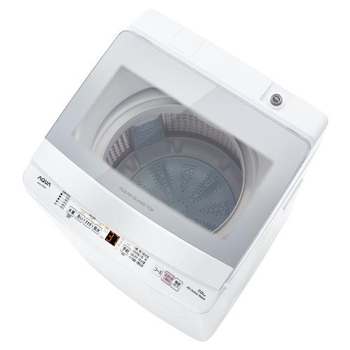 AQUA AQW-S7R(W) 全自動洗濯機 上開き 洗濯7kg ホワイト AQUA AQW-S7R(W) 全自動洗濯機 上開き 洗濯7kg ホワイト