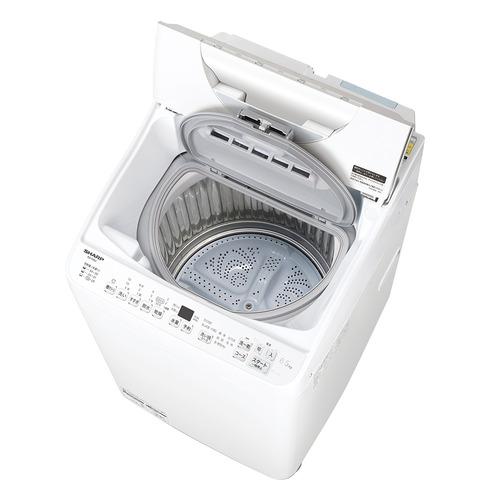 シャープ ESTX6J 縦型洗濯乾燥機 洗濯:6.5kg ヒーター乾燥:3.5kg シャープ ESTX6J 縦型洗濯乾燥機 洗濯:6.5kg ヒーター乾燥:3.5kg