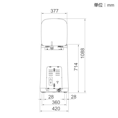THANKO MHTWSHSWH タテ型温水／熱水洗濯機 ニオイウォッシュ 上開き