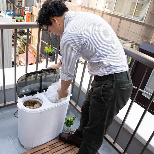 THANKO STTWAMN3 別洗いしま専科3 小型二槽式洗濯機 上開き 洗濯 3.6kg