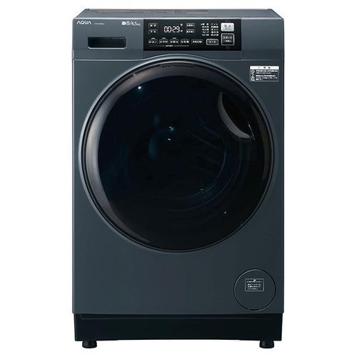 AQUA ドラム式洗濯機 左開き 洗濯8kg 乾燥4.5kg 幅59.5cm お湯洗い 除