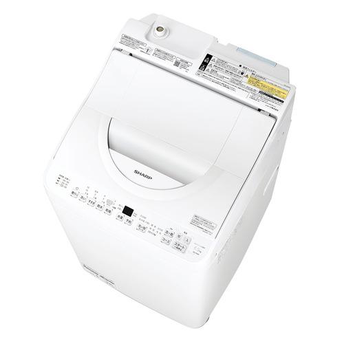シャープ 縦型洗濯機 洗濯6.5kg 乾燥3.5kg 穴なし槽 ガンコつけおき