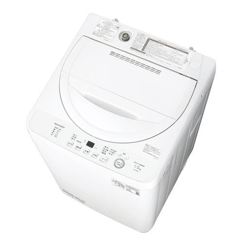 シャープ 洗濯機5.5kg乾燥機抗菌防カビおしゃれ着コース風乾燥機能付18年製 シャープ 全自動洗濯機 洗濯5.5kg 高濃度洗浄 ガンコつけおきコース ES