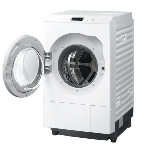 無料長期保証】パナソニック ななめドラム洗濯乾燥機 NA-LX127FL-W 左