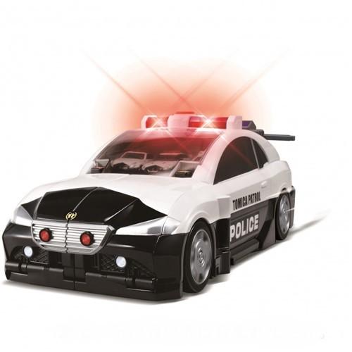 く日はお得 タカラトミー トミカワールド ビッグに変形 デカパトロールカー