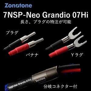 ゾノトーン スピーカーケーブル(2.0m・ペア)(受注生産品)アンプ側(Y 