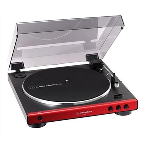 audio-technica フルオートターンテーブル AT-LP60X レッド