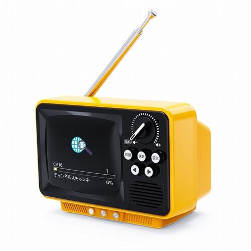 テレビ　レトロ　黄色　イエロー　ジャンク　レトロポップ　インチ不明 テレビ レトロ 黄色 イエロー ジャンク レトロポップ インチ不明