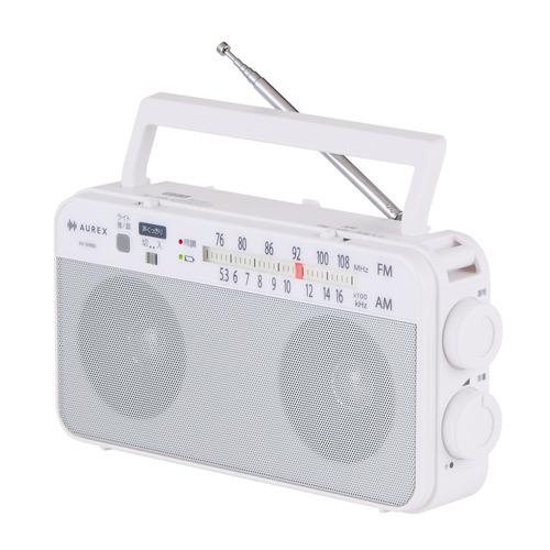 東芝 AX-SHR60(W) LEDライト付きホームラジオ 高音質ステレオ
