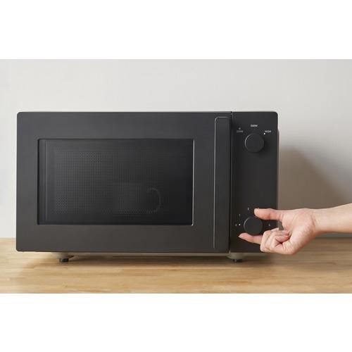 ツインバード DR-E268B フラット電子レンジ 18L 50／60Hz ブラック