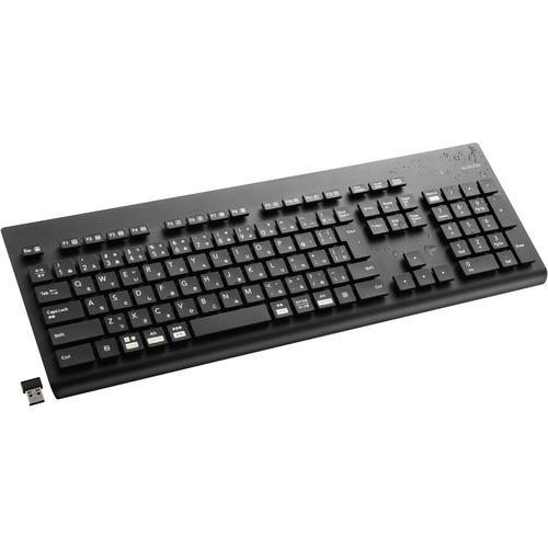 エレコム TK-WS02DMKBK ワイヤレスキーボード 無線2.4GHz USB-A 洗える