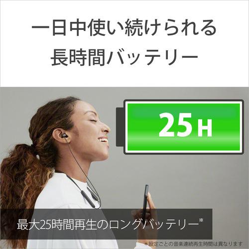 ソニー WI-C100 CZ ワイヤレスステレオヘッドセット ネックバンドイヤホン ベージュ｜best-denki｜03