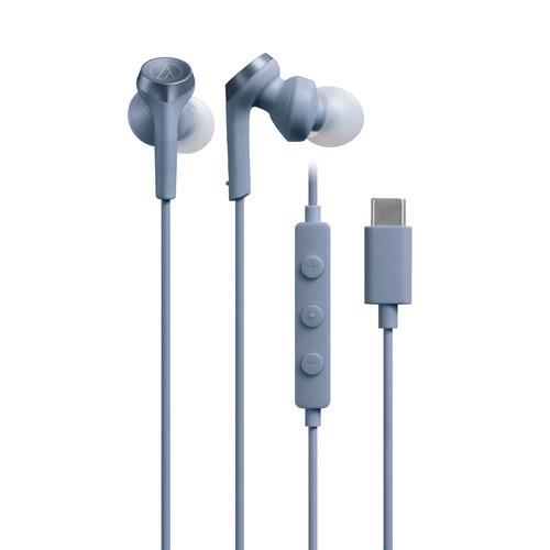 オーディオテクニカ ATH-CKS330C BL USB Type−C用イヤホン ブルー