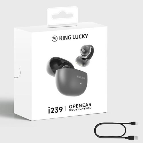 KING LUCKY i239BK 空気伝導式 完全ワイヤレスイヤホン Bluetooth対応