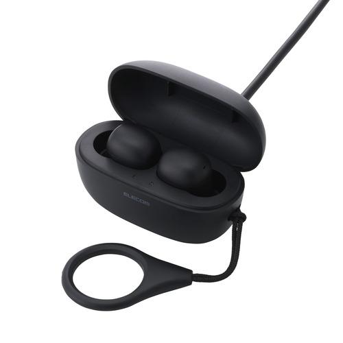 エレコム LBT-TWS19BK ワイヤレスイヤホン Bluetooth 5.2 小型充電