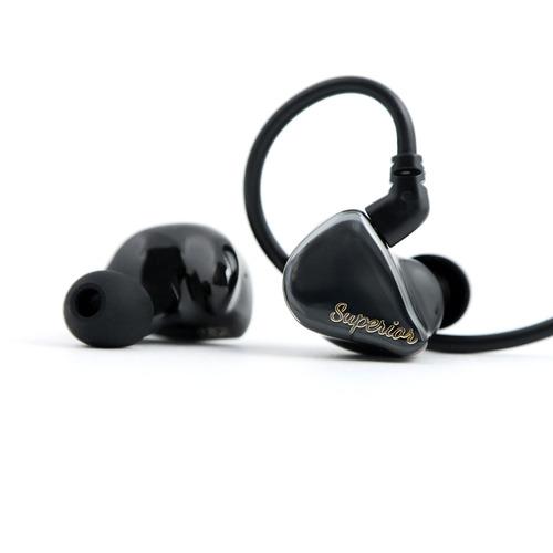 qdc QDC-SUPERIOR-BK イヤホン カナル型 3.5mm ミニプラグ 10mm