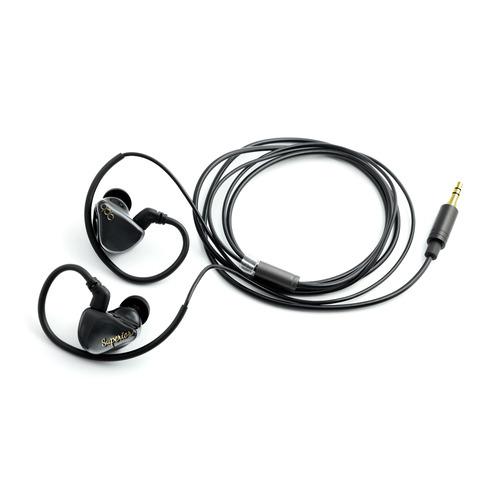 qdc QDC-SUPERIOR-BK イヤホン カナル型 3.5mm ミニプラグ 10mm