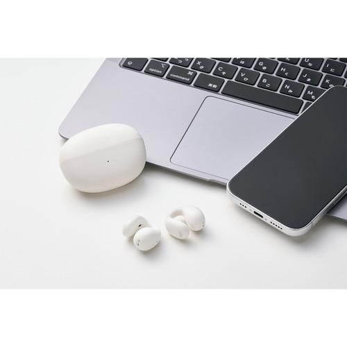 エレコム LBT-OWS03WH ワイヤレスイヤホン オープンイヤー Bluetooth