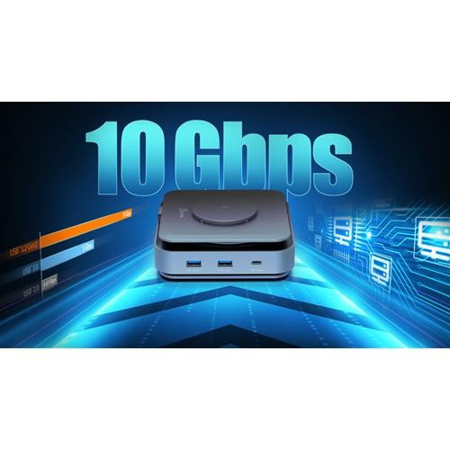 j5create JCD3199 15W磁力ワイヤレス充電パッド搭載デュアルHDMI