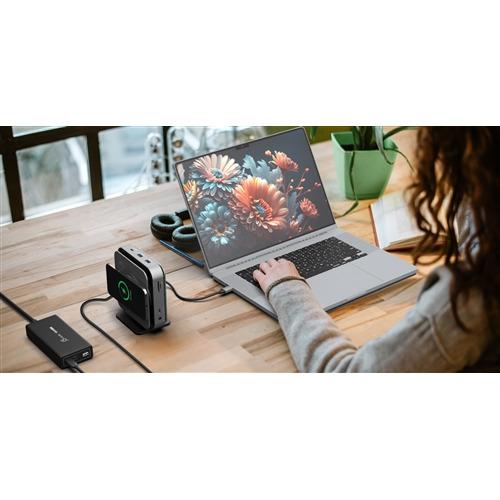 j5create JCD3199 15W磁力ワイヤレス充電パッド搭載デュアルHDMI