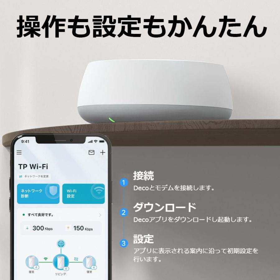 ティーピーリンクジャパン Deco BE25 1P DECO : ベスト電器Yahoo!店