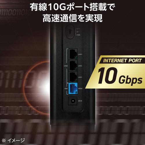 エレコム WRC-BE94XSD-B EasyMesh WiFi ルーター 親機 Wi-Fi 7 11be