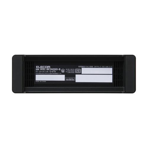 未使用・未開封 ELECOM Wi-Fi 7ルーター WRC-BE36QS-B エレコム WRC-BE36QSD-B メッシュ WiFi ルーター 親機 WiFi7 11be