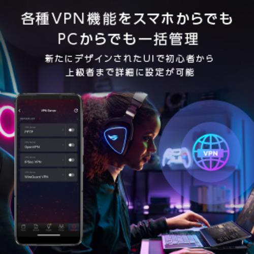 ASUS GS-BE7200X Wi-Fi 7対応ゲーミングルーター ROG Strix 4096-QAM
