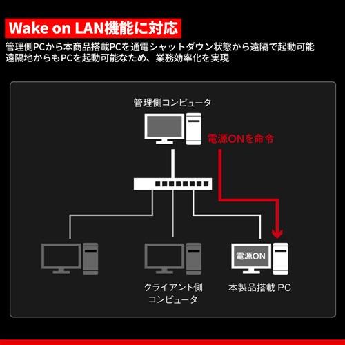 BUFFALO LGYPCIEMG3 10GbE対応 PCI Express バス用LANカード Wake on