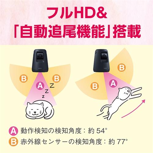 パナソニック KX-HDN215-K HDペットカメラ ブラック KXHDN215 パナソニック KX-HDN215-K HDペットカメラ ブラック KXHDN215