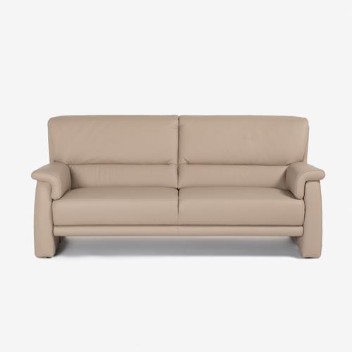 大塚家具 [3人掛] ドイツ製ソファ「ベルク」本革 総革張り#24 トープ色
