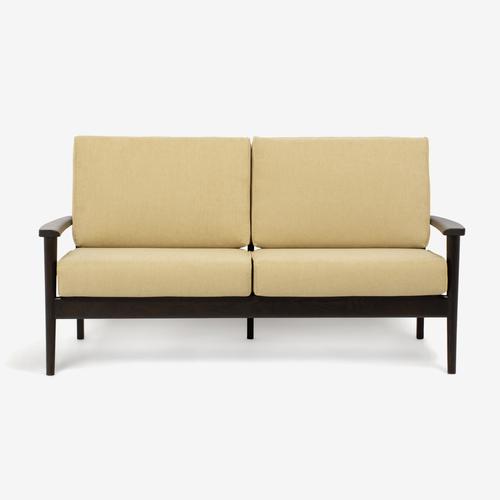 大塚家具 ソファ「シネマ」本体＋ヌードクッション レッドオーク材