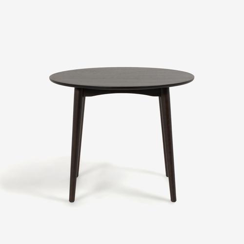 大塚家具 ［幅90丸］ダイニングテーブル 「シネマ3」 レッドオーク材