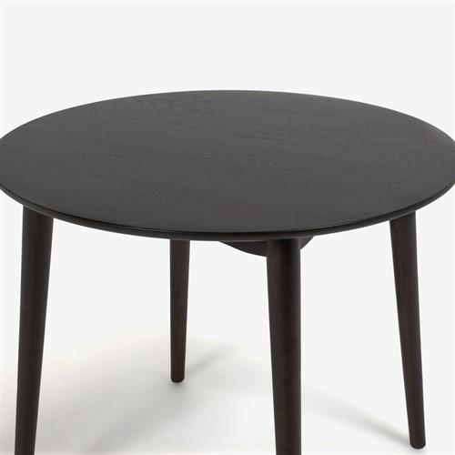 大塚家具 ［幅90丸］ダイニングテーブル 「シネマ3」 レッドオーク材