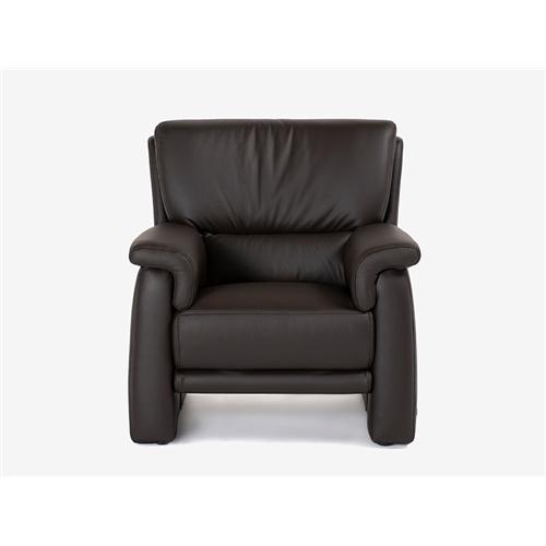 大塚家具 [1人掛] ドイツ製 アームチェア「ベルク」本革 総革張り #24