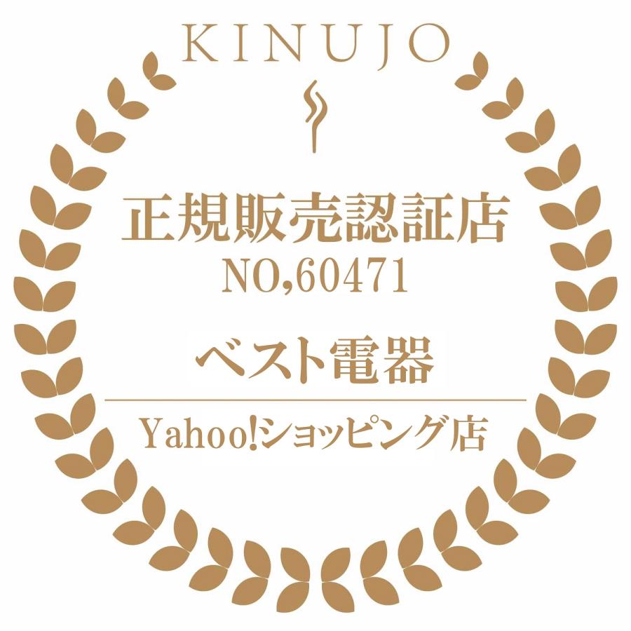 【推奨品】KINUJO DS100 ストレートアイロン 絹女 W- worldwide model- ホワイト｜best-denki｜06