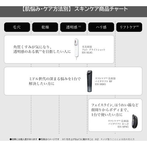 パナソニック EH-SR85-K バイタリフト RF 美顔器 ブラック : ベスト