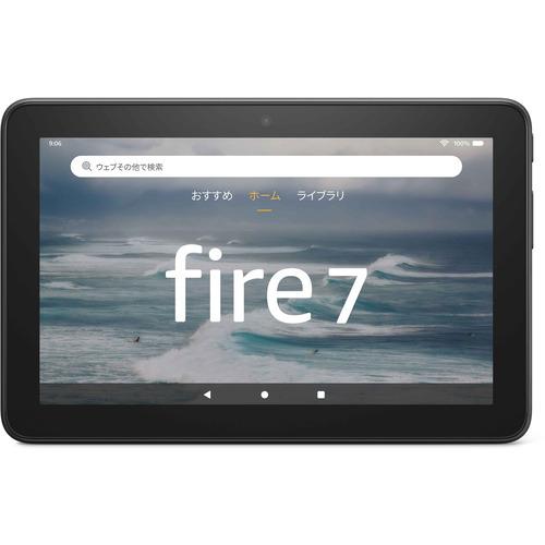 【推奨品】アマゾン B099HDFGJ6 NEW Fire 7 タブレット-7インチディスプレイ 16GB (2022年発売) Amazon Black ブラック｜best-denki