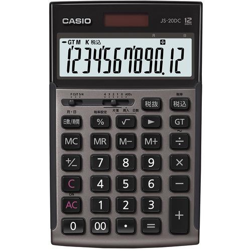 カシオ計算機 JS20DCGBN 本格実務電卓(ジャストタイプ) 12桁 カシオ計算機 JS20DCGBN 本格実務電卓(ジャストタイプ) 12桁