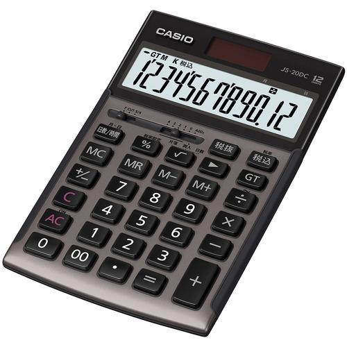 カシオ計算機 JS20DCGBN 本格実務電卓(ジャストタイプ) 12桁 カシオ計算機 JS20DCGBN 本格実務電卓(ジャストタイプ) 12桁