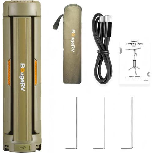 BougeRV 伸縮式折畳みLEDライト CL04 キャンピングライト ISSYZINE JAPAN CL04 伸縮式折畳みLEDライト BougeRV カーキグリーン