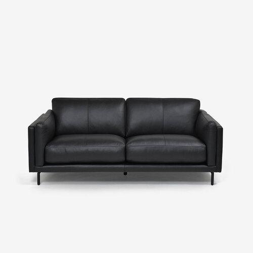 黒のレザーコーナーソファ 大塚家具